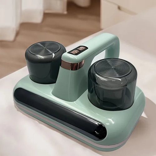 Ручний акумуляторний пилосос для матраців і килимів, бездротовий, з потужним всмоктуванням