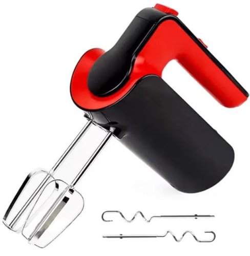 Ручний кухонний міксер Domotec R6653R 800 Вт: 5 швидкостей, турборежим, насадки для тіста