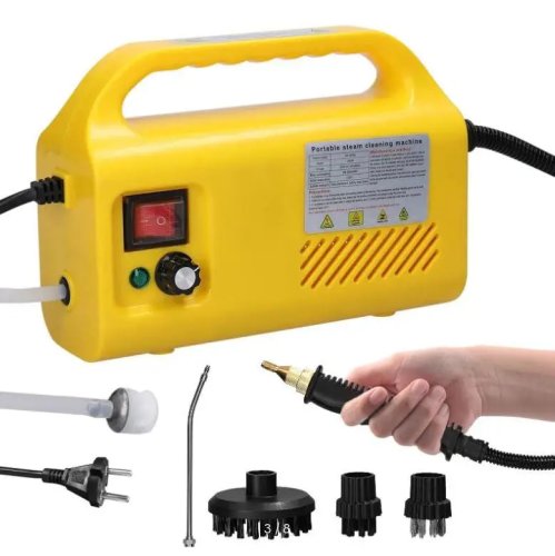 Портативний пароочисник для дому 1500 Вт + мийка високого тиску для меблів і поверхонь