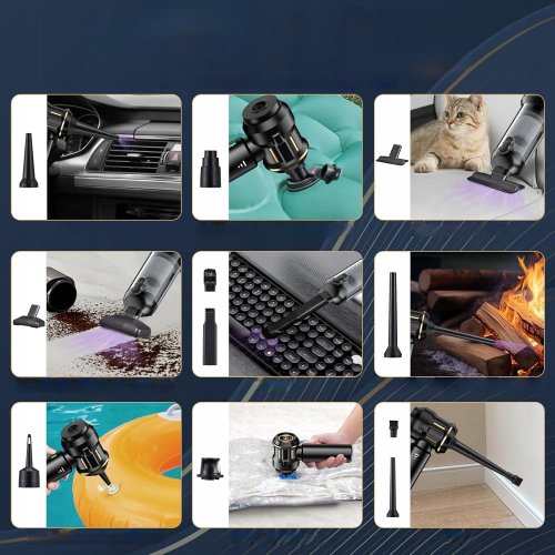 Мініпилосос HL-138 портативний компактний для авто, дому та офісу