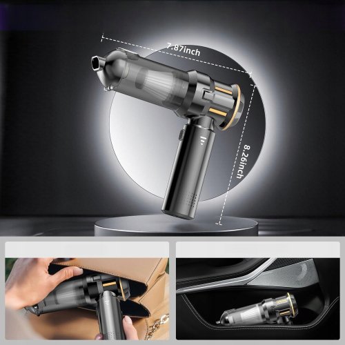 Мініпилосос HL-138 портативний компактний для авто, дому та офісу