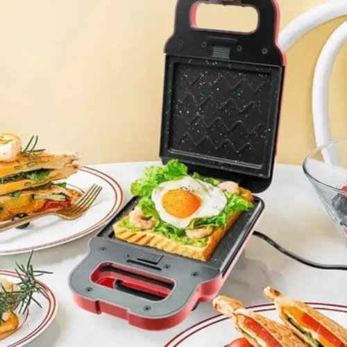 Електросандвічниця Breakfast Machine 600 Вт на 2 сандвічі