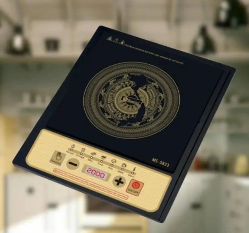 Індукційна настільна плита MS-5833 на 1 конфорку 2000 Вт із сенсорним керуванням
