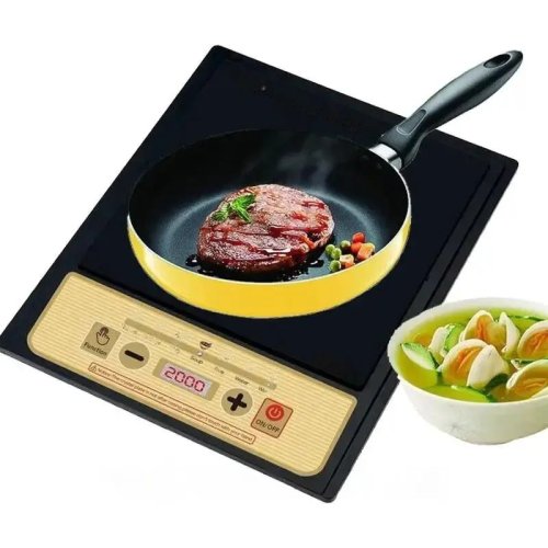 Індукційна настільна плита MS-5833 на 1 конфорку 2000 Вт із сенсорним керуванням