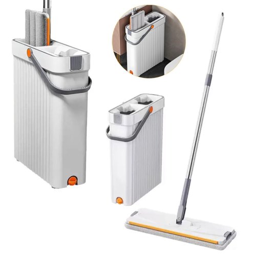 Набір для прибирання Mop Bucket 1065: швабра з відром і автоматичним віджимом