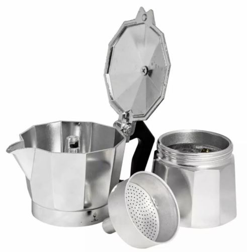 Гейзерна кавоварка UNIQUE UN-1913 для дому, 9 порцій, 405 мл