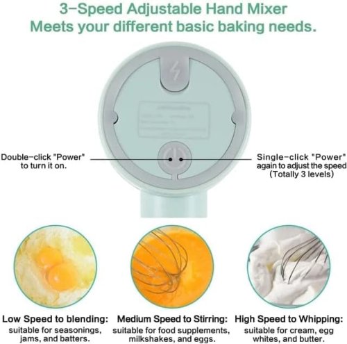 Портативний бездротовий міні-міксер 3-в-1 на акумуляторі (електричний)