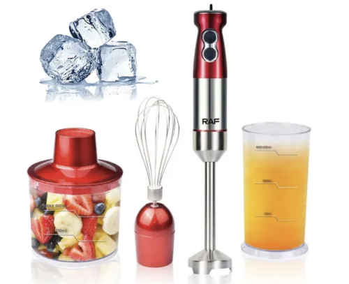 Занурювальний блендер RAF R-296 4-в-1, 1000 Вт, для дому та кухні