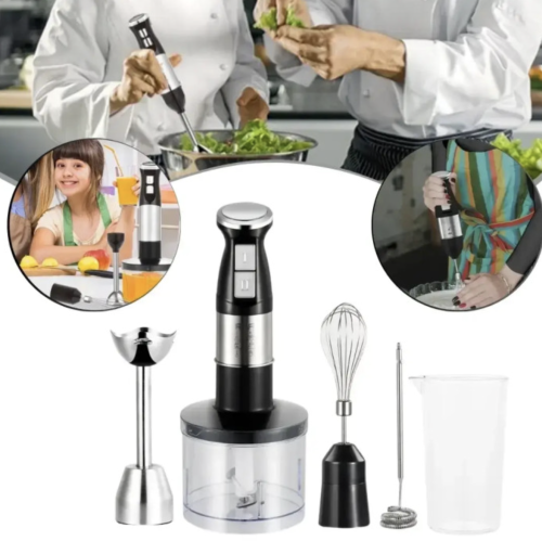 Ручний занурювальний блендер RAF R.334 5в1 зі змінними насадками