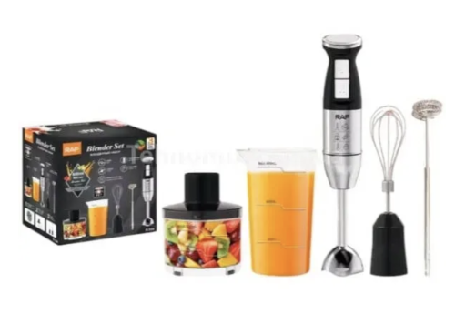 Ручний занурювальний блендер RAF R.334 5в1 зі змінними насадками