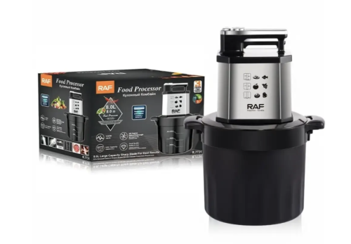 Кухонний комбайн RAF R.7731 з нерж. сталі, чаша 8 л, подрібнювач