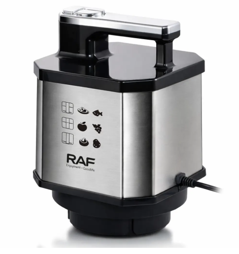 Кухонний комбайн RAF R.7731 з нерж. сталі, чаша 8 л, подрібнювач