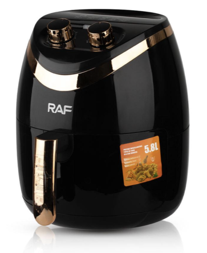 Аерофритюрниця RAF R.5232B 5,8 л — фритюрниця без олії для смачної та корисної їжі