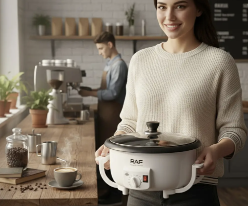 Електрообсмажувач кави RAF R.15601 для дому — ростер для ідеального напою