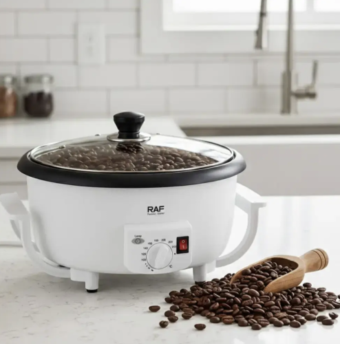 Електрообсмажувач кави RAF R.15601 для дому — ростер для ідеального напою