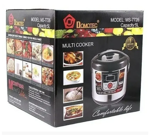 Електрична мультиварка DOMOTEC MS-7726 для кухні та дому, для щоденної кулінарії