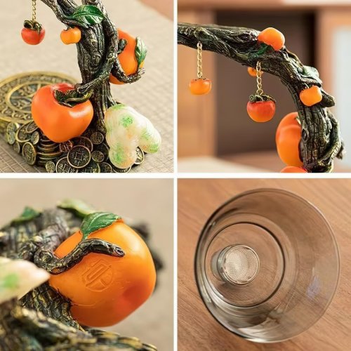 Чайник-заварник H1214 з магнітним дозатором, «ледачий» чайний сервіз «хурма» для дому