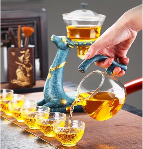 Чайник-заварник H1213 з магнітним дозатором і системою зливу для заварювання