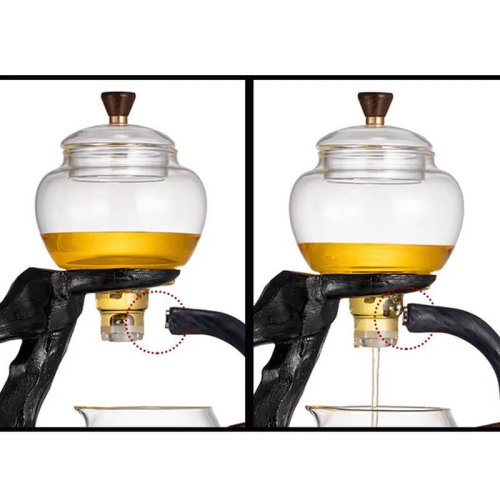 Проливний чайник‑заварник H1212 з магнітним дозатором «Чарівний олень»