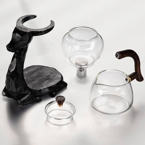 Проливний чайник‑заварник H1212 з магнітним дозатором «Чарівний олень»