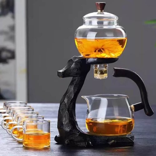 Проливний чайник‑заварник H1212 з магнітним дозатором «Чарівний олень»