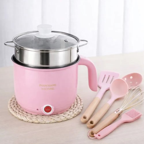 Електрокаструля-пароварка LY-1076 1,5 л: суп, локшина, рис, овочі, підігрів