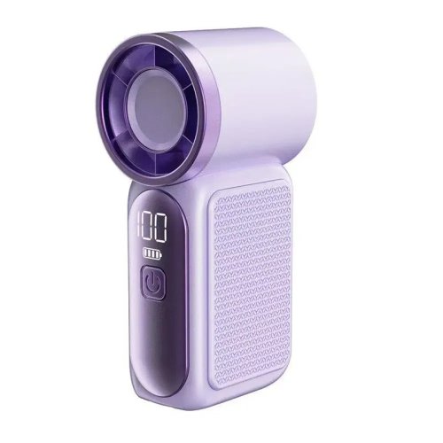 Портативний акумуляторний ручний вентилятор X-688 з LED-дисплеєм, USB-зарядкою та регулюванням швидкості