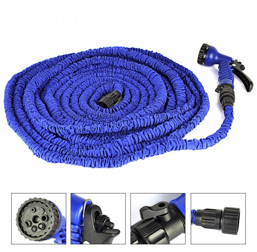 Поливальний шланг X HOSE 60 м (200 FT) розтяжний садовий для поливу городу