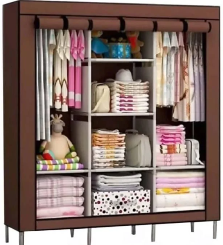 Тканинна шафа-органайзер STORAGE WARDROBE 88130, 3 секції, 130×45×175 см