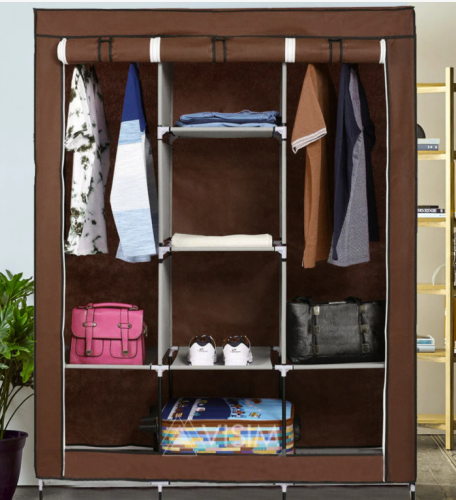 Тканинна шафа-органайзер STORAGE WARDROBE 88130, 3 секції, 130×45×175 см