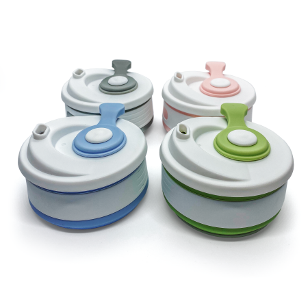 Складана силіконова термочашка-кухоль для кави, чаю та напоїв, 350 мл