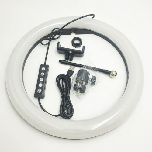 Світлодіодне RGB селфі-кільце MJ33 для фото/відео, 33 см