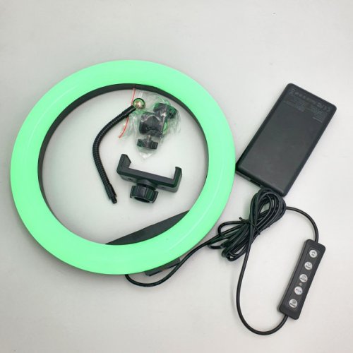 Світлодіодне RGB селфі-кільце MJ33 для фото/відео, 33 см