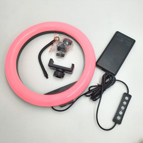 Світлодіодне RGB селфі-кільце MJ33 для фото/відео, 33 см