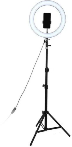 Кільцева LED-лампа S31 33 см USB з кріпленням і тримачем для телефону