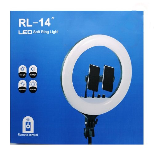 Кільцева LED-лампа для селфі 36 см RL-14 з пультом і сумкою