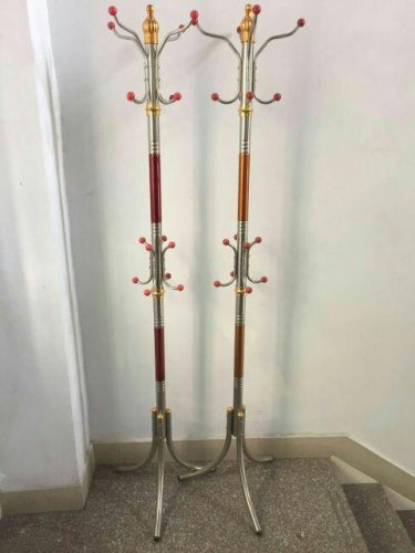 Підлогова вішалка-тринога для верхнього одягу в передпокій, стійка на 16 гачків