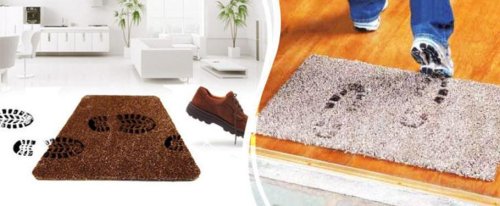 Clean Step Mat супервбираючий придверний килимок для взуття та підлоги, 70×45 см