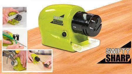Бездротова універсальна електрична точилка для ножів Swifty Sharp (моторизована)