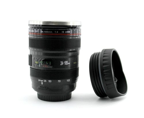 Термочашка-об’єктив CANON з кришкою, кружка у вигляді фотооб’єктива