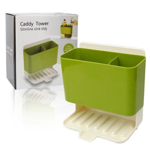 Органайзер на кухонну раковину Caddy Tower 7021 — підставка-бокс для господарського приладдя