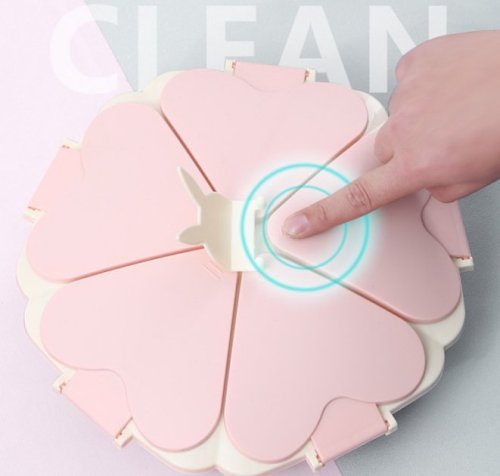 Органайзер-мінажниця Peach «Серце» на 5 секцій: цукерниця/тарілка для закусок з підставкою для телефону