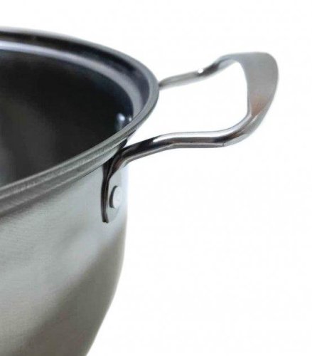 Набір каструль Unique UN-5072 на 8 предметів з нержавіючої сталі, термостійкі скляні кришки