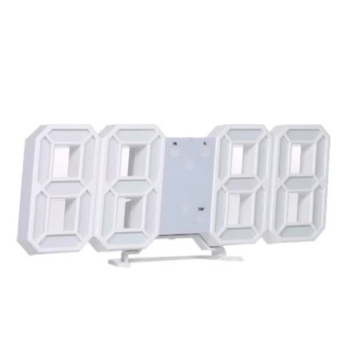 Електронний настільний годинник LY 1089 з підсвіткою, сині цифри