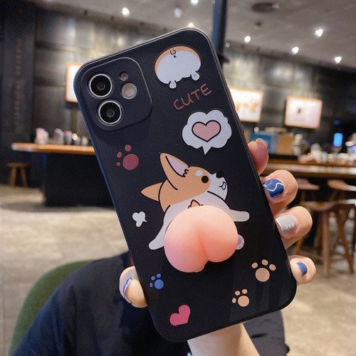 Антистрес 3D наліпки-стопори «Попка»: захист від ударів, тримач телефону, 2 шт.