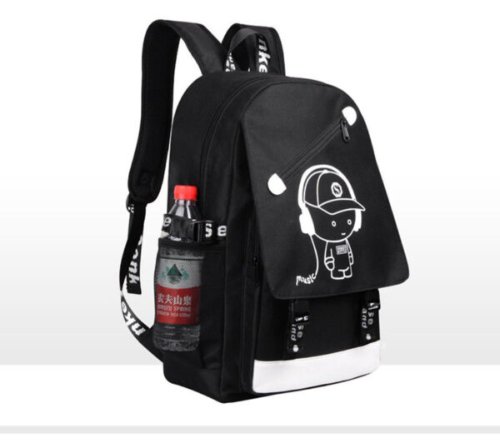 Міський повсякденний рюкзак, що світиться в темряві — для школи, спорту й туризму