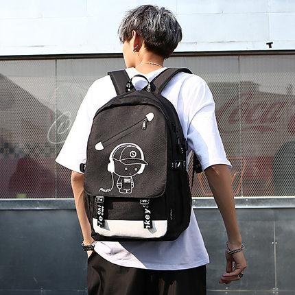 Міський повсякденний рюкзак, що світиться в темряві — для школи, спорту й туризму