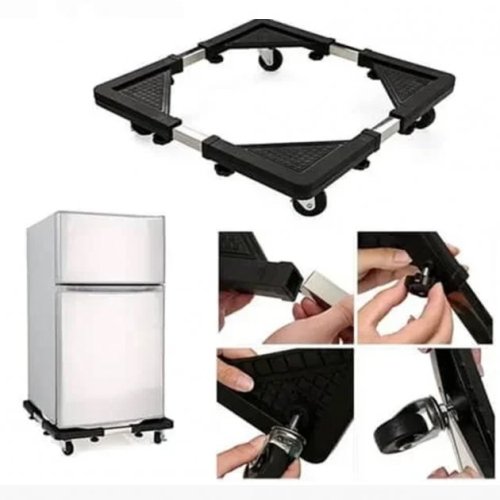 Універсальна підставка на коліщатках для пральної машини та холодильника, 54×54 см