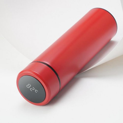 Смарт-термокружка Smart CUP 500 мл: нержавіюча сталь, сенсорний індикатор температури, ситечко