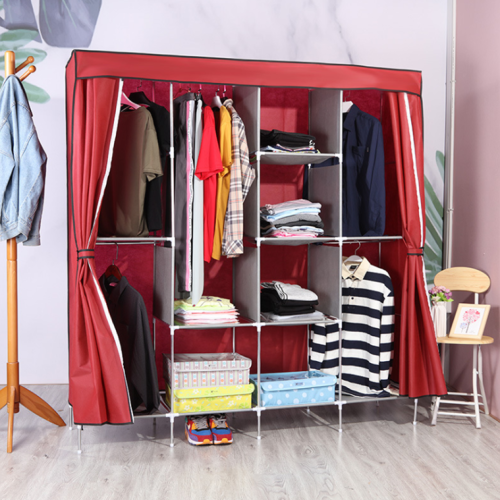 Тканинна шафа-органайзер Storage Wardrobe 28165 на 4 секції, 165×45×172 см